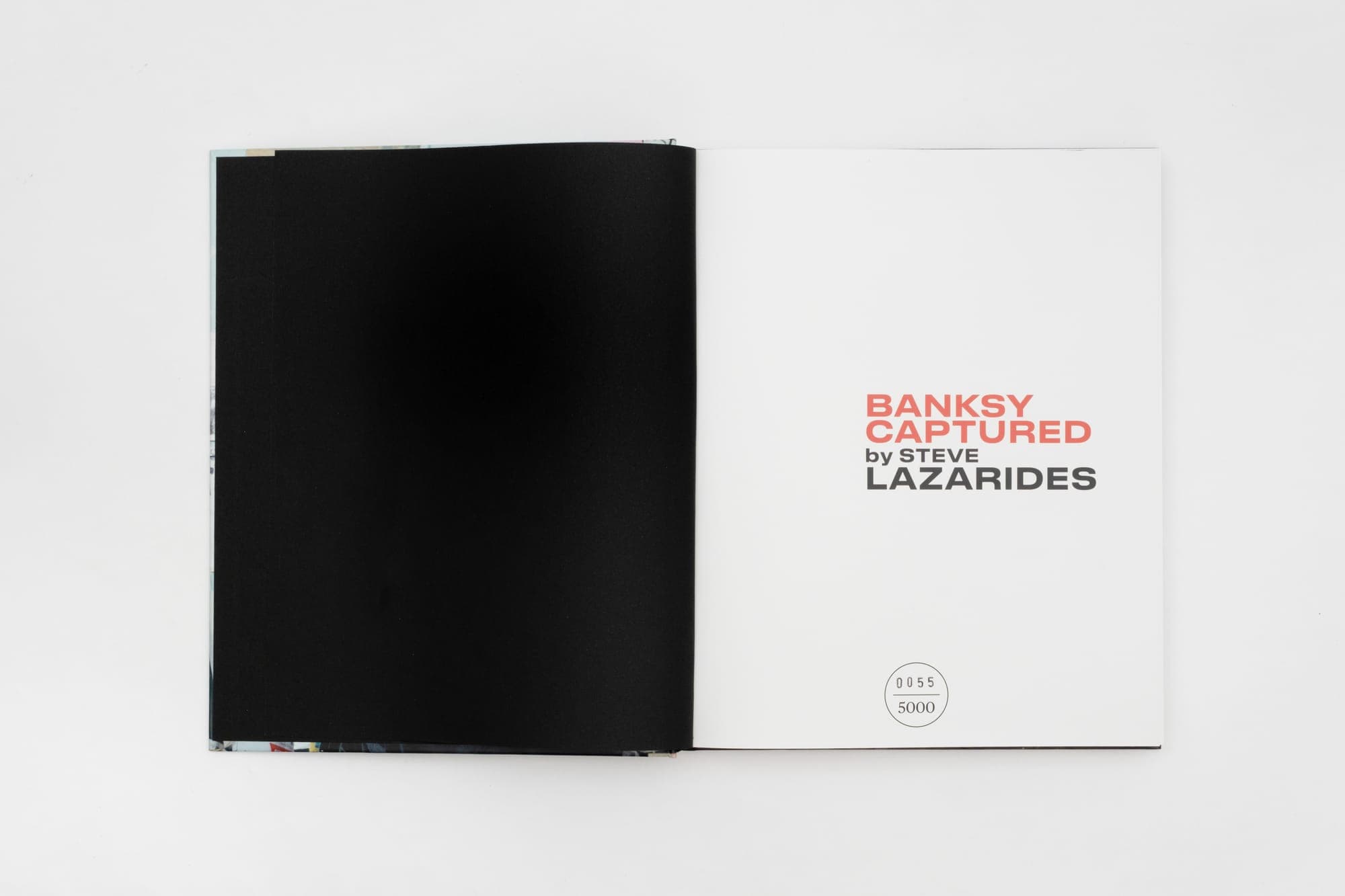 The title page of Banksy Captured