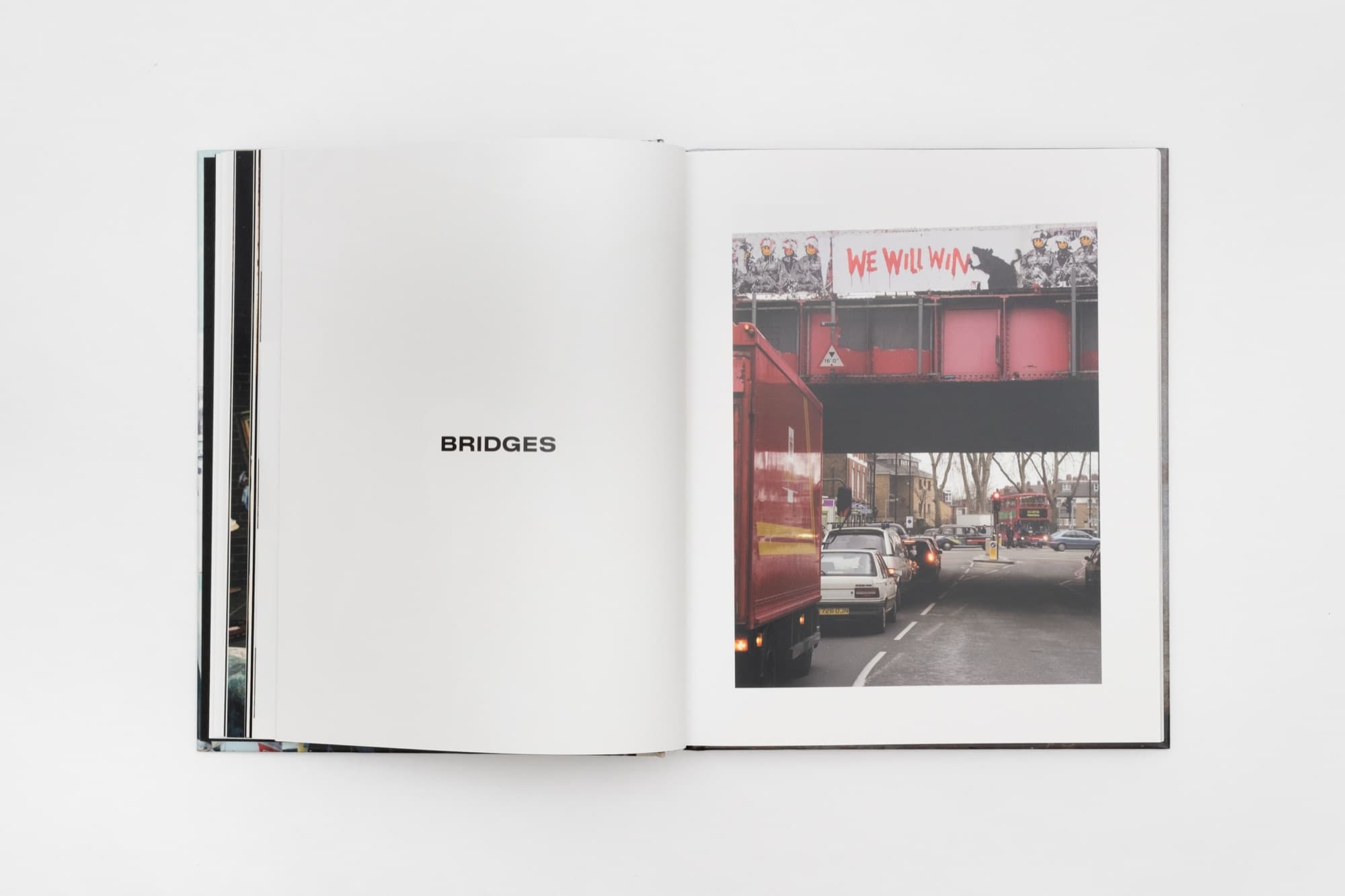 Spread — 'We Will Win' bridge piece, from Banksy Captured Vol. 2