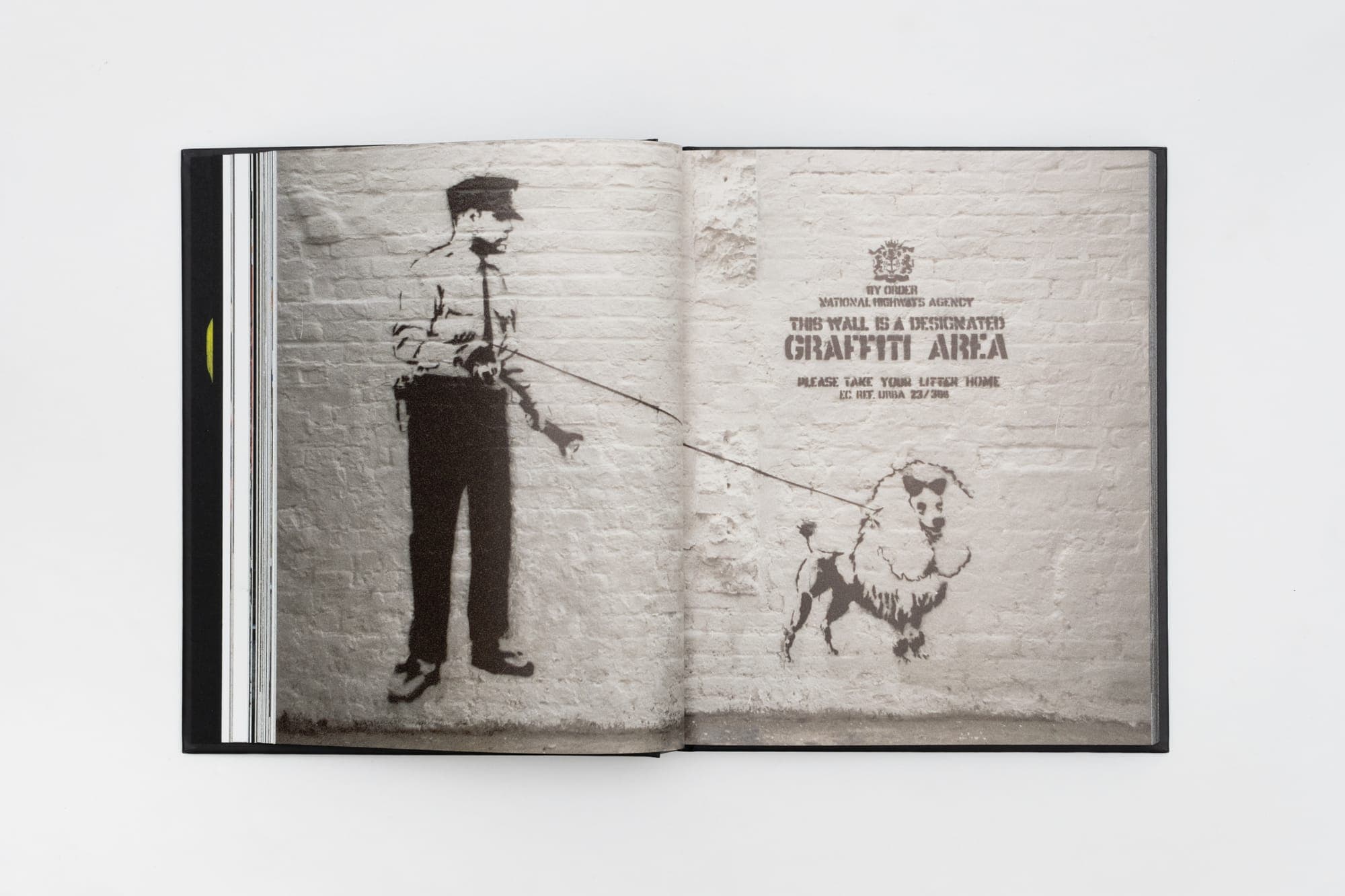 A street-art spread from the Banksy Captured archive