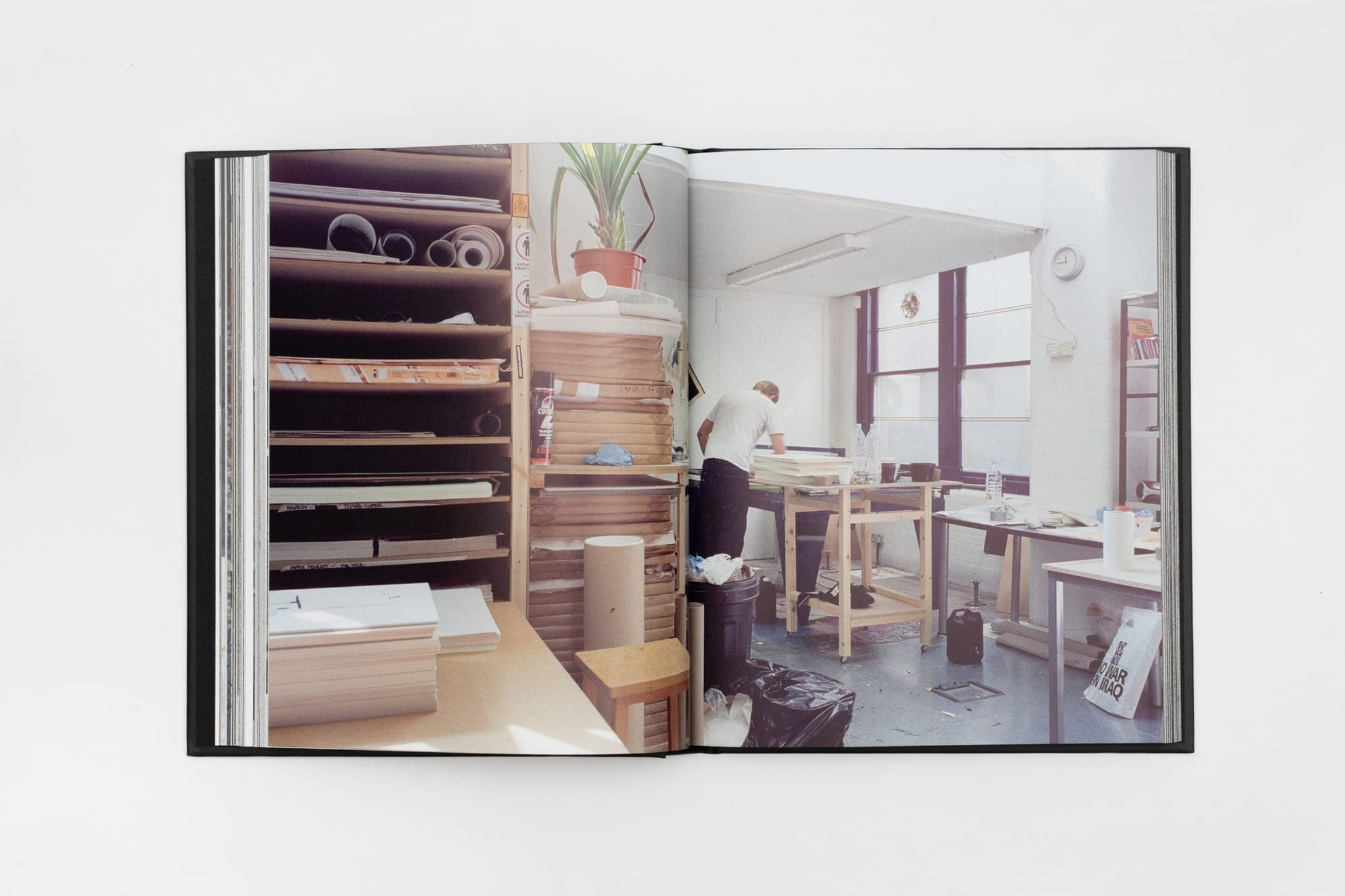 An interior spread from the Banksy Captured archive
