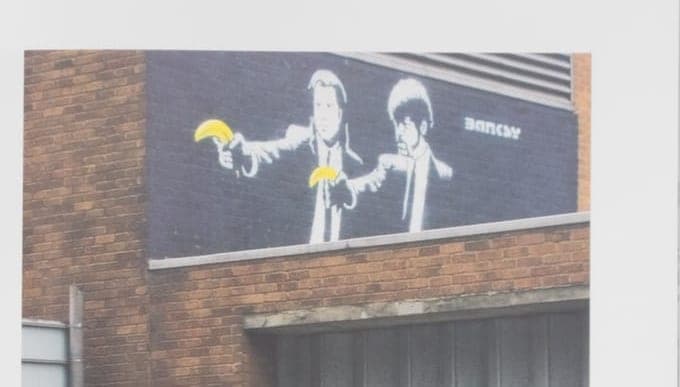 “Pulp Fiction”, Shoreditch — from Banksy Captured (p.88).
